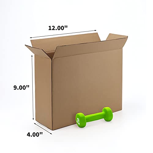 CRUGLA Shipping Boxes 12x9x4, Cardboard Shipping Mailing Box for Packaging, 25 Packs - size: 12x9x4 Inch 25 Pack