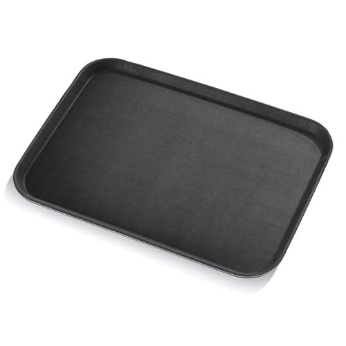 New Star Foodservice Restaurant Grade Non-Slip Tray, Black, 16x22-Inch - color: Black, size: 16-Inch x 22-Inch