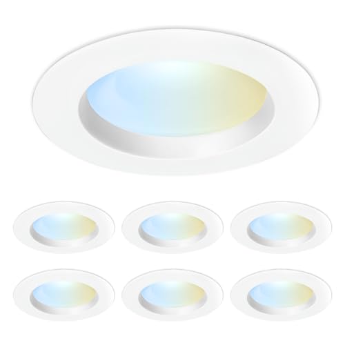 Feit Electric 5/6in LED Recessed Downlight Retrofit Kit, Lumen Adjustable - size: 6 Count (Pack of 1)
