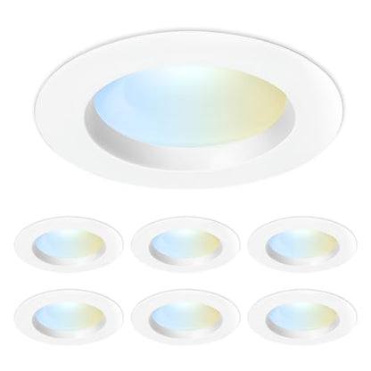 Feit Electric 5/6in LED Recessed Downlight Retrofit Kit, Lumen Adjustable - size: 6 Count (Pack of 1)