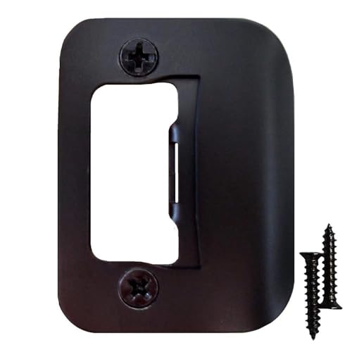Gator Door Strike Plate 2-1/4" Latch Restorer, Oil Rubbed Bronze, 1-Pack - color: Oil Rubbed Bronze