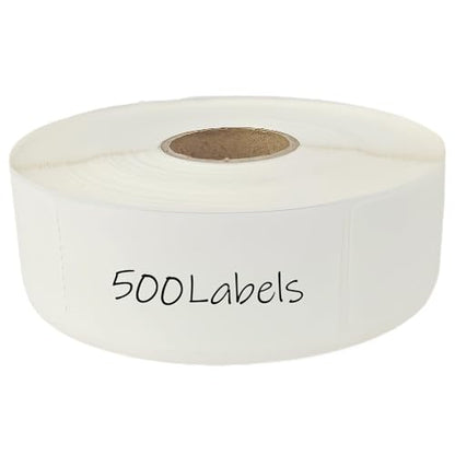 500 Pack Blank Removable Freezer Labels Food Labels for Containers, Pantry Organization Waterproof, Write-On Freezer Labels for Kitchen, Restaurant & Grocery （1 * 2 Inch） - size: 500 Pack