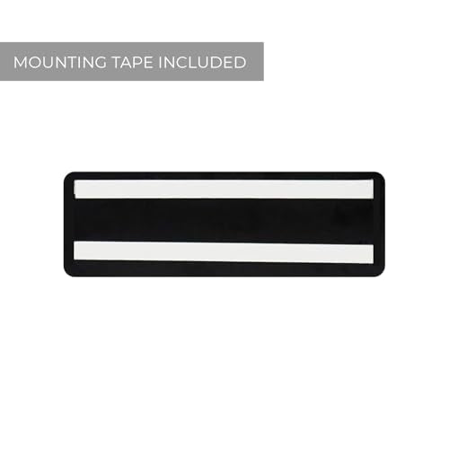 Silver Please Use Other Door Sign / 3" x 9" Easy Adhesive Door Wall Mount/Restaurant Small Business Alternative Exit Room Sign/Made In The USA - color: Silver, style: Please Use Other Door