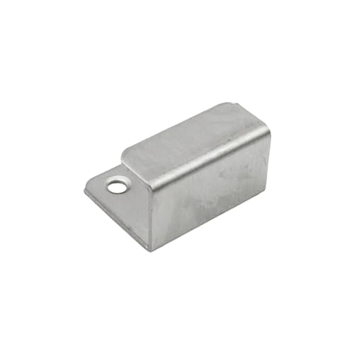 Coshar 10Pcs Heavy Duty Wall Mount Bracket Hook, 21mm Inner Width - size: 21mm Inner Width(SIlver)