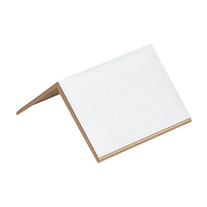 BOX USA Fibreboard Light Duty Strapping Protectors, 2" x 2" x 3", Thickness .120", White, Use to Prevent Strapping from Damaging Edges of Packages During Transit, Case of 1200