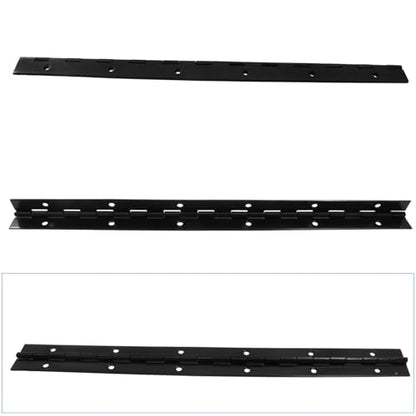 2Pcs 12 Inch Heavy Duty Piano Hinges, Black - size: 12 Inch