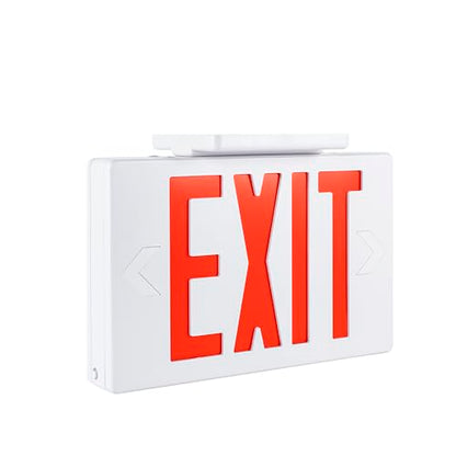 Gruenlich Emergency Exit Sign for Business, Battery Backup, 1 Pack - size: 1-pack