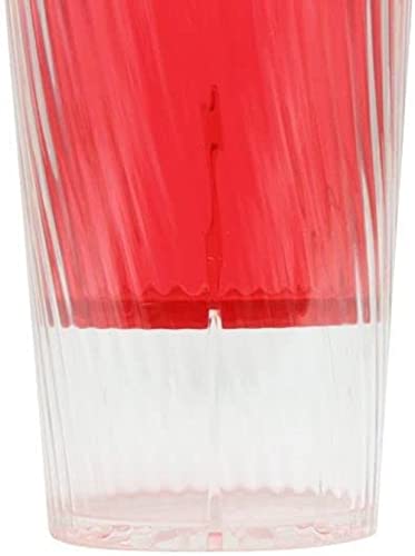 TrueCraftware- 12 oz. Belize Tumbler/Drinking Cups Red Polycarbonate Set of 12-Premium Iced Tea Glasses Stackable Reusable Drinking Glasses Dishwasher Safe Break-Resistant for Home Restaurants - color: Red, size: 12 oz