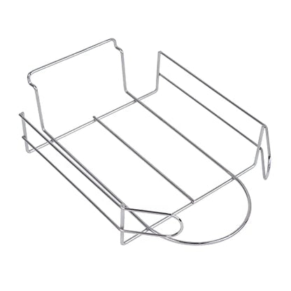 Dazzling Displays Gridwall Hat Display Rack - Retail Hat Display and Display for Hats - Slat Wall Accessories for Organized and Professional Merchandising (Chrome)