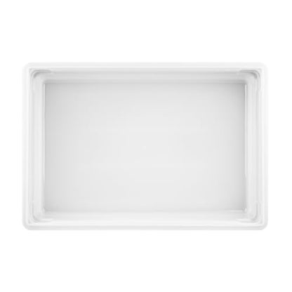 Restaurantware 26 x 18 x 6 In White Plastic Food Storage Box, 1 Count