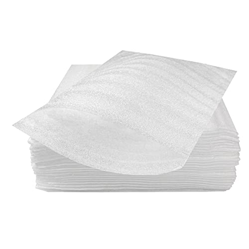 Foam Wrap Pouches, 25 Count, 9-1/8"x9-3/4", White - size: 9-1/8"x9-3/4"