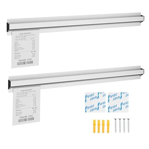 Restaurant Ticket Rack - 24 Inch, 2 Pcs (Check, Order Receipt Holder) for Commercial Kitchen, Cafes, Pubs, Bars - size: 24 Inch
