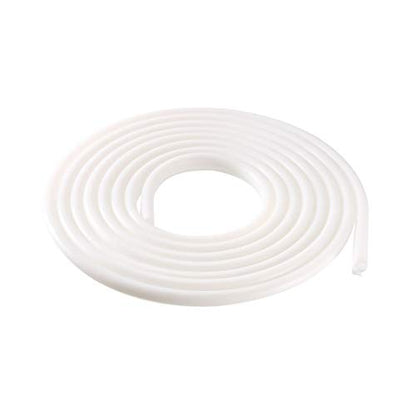 uxcell T-Slot Mount Window Weatherstrip Seal 7mm Bulb Bubble for 5mm Slot 5 Meters Long White - color: White, size: 5m