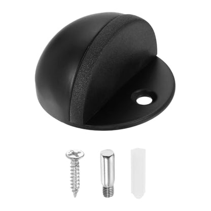 uxcell Low Dome Floor Door Stop, 45mm Dia. Stainless Steel Door Stopper - color: Black