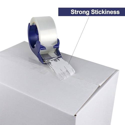 BOMEI PACK Clear Packing Tape, 12 Rolls Heavy Duty Packaging Tape for Shipping Packaging Moving Sealing, Thicker Clear Packing Tape, 1.88 inches Wide, 110 Yards Per Roll, Total 1320 Yards - color: Clear, size: 110yds
