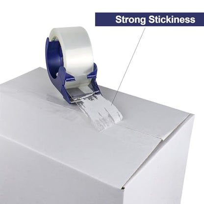 BOMEI PACK Clear Packing Tape, 12 Rolls Heavy Duty Packaging Tape for Shipping Packaging Moving Sealing, Thicker Clear Packing Tape, 1.88 inches Wide, 110 Yards Per Roll, Total 1320 Yards - color: Clear, size: 110yds