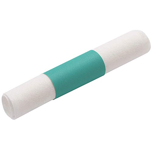 Gmark Self-Adhesive Mint Paper Napkin Bands (2500 Count) - 4.25 x 1.5 Inch Professional Napkin Rings - Self-Sealing Disposable Silverware Wrappers for Restaurants & Formal Events GM1104 - color: Mint