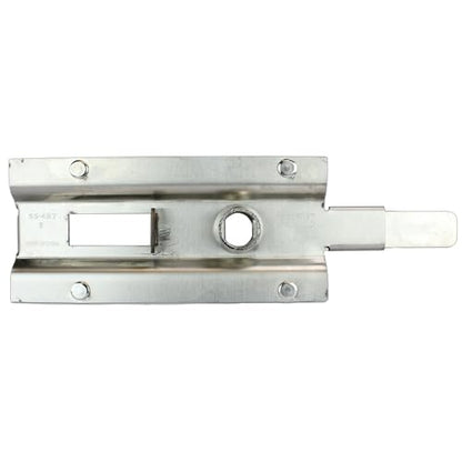 Stainless Steel Cylinder Latch, 4-Bolt, with Hardware for D.B.C.I., Provene, New U.S. Door, Betco, and Janus Doors, Minor Surface Marks - size: SS-487SX
