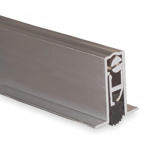 Pemko Aluminum Automatic Door Bottom, Mill Finish, PemkoPrene, 9/16”W x 36"L x 1-3/8”H (411APKL36)