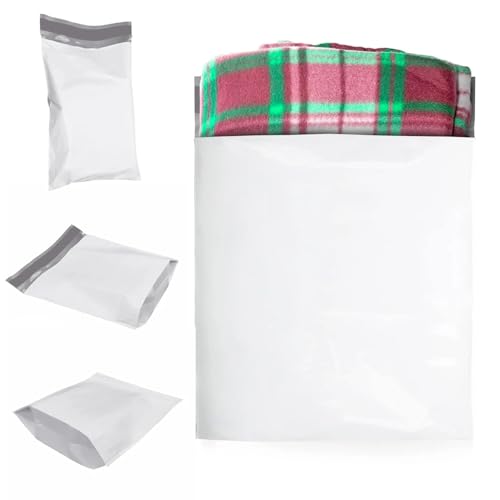 PSBM 6700 PCS 15 x 20 Inch White Expansion Poly Mailer, Self Seal Expandable Gusseted Shipping Envelope, Ideal for Packing and Shipping Cloths, Documents, Books, Gifts, Jewelry and More