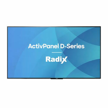 Promethean ActivPanel D-Series 65" 4K Digital Sign w/Radix Content License - size: 65"