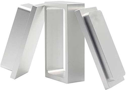 Pre Press Mold Made of Food Grade Anodized 6061 Aluminum (Silver, 2x4 inch) - size: 2x4 inch
