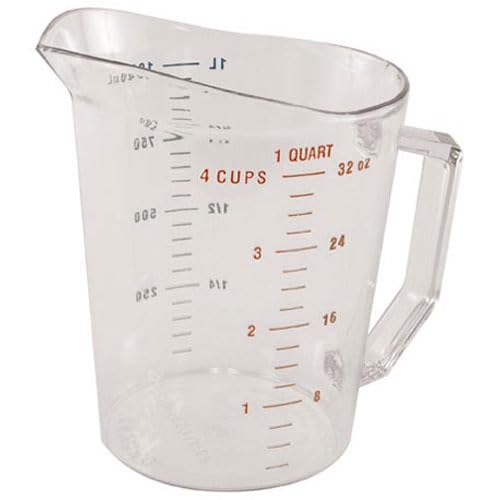 Exact FIT for RUBBERMAID RBMD3216 Cup Measuring 1QT Clear Plastic - Replacement Part by MAVRIK