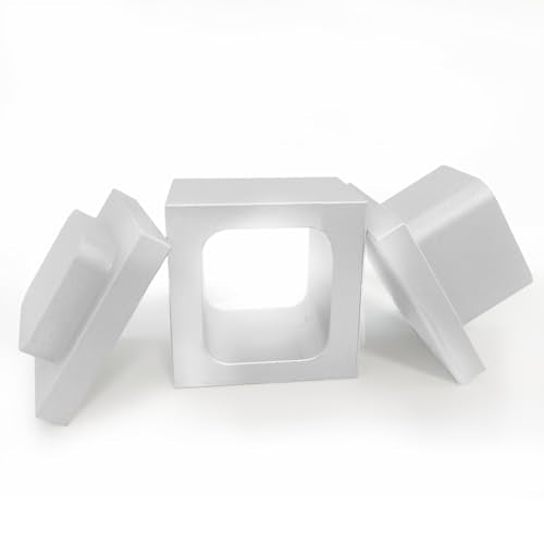 Pre Press Mold Made of Food Grade Anodized 6061 Aluminum (Silver, 1.5x1.5 inch) - size: 1.5x1.5 inch