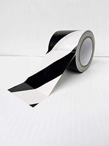 PVC Vinyl Tape- 6 mil, (4”, 36 yd) Matte Surface, Floor Marking Stripe Colored Tape by Graphical Warehouse- 5S Safety and Security Tape, Visual Communication Tool (4)