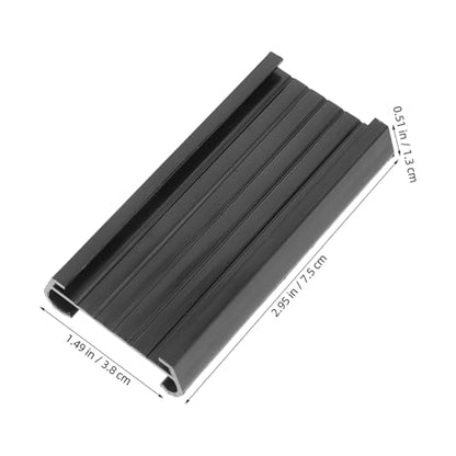 Cabilock 10-Pack Clip-On Shelf Label Holders for Storage Bins and Retail