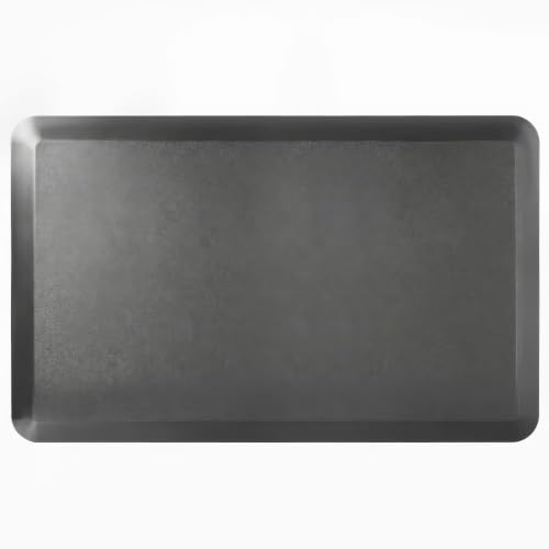 Desky Anti-Fatigue Rectangle Standing Mat Cushioned Ergonomic 121 x 75 cm Floor Mat for Sit Stand Desks, Non-Slip Beveled Edge Design, Reduces Fatigue & Pressure Office Home Workspace Comfort Mat - size: 0.8"L x 47.6"W x 29.5"Th