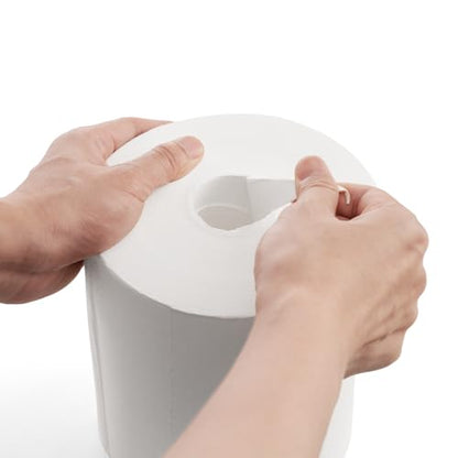 EZ-Pull Premium 2ply+ Centerpull Centerfeed Paper Hand Towels, FSC certified white, 6 rolls x 600 sheets, P2C600 - style: Refill