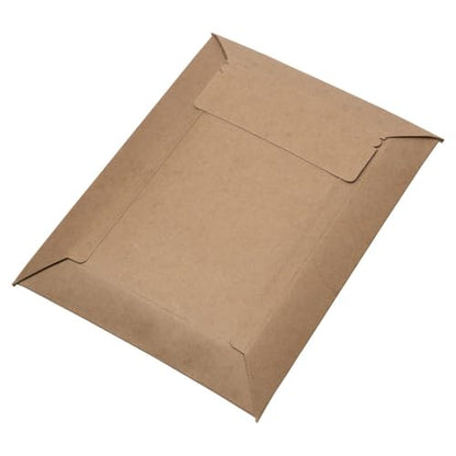 LUXPaper Conformer Mailers | Tear String Opener | Peel & Press | 9 3/4" x 12 1/4" | Brown | 30pt. Kraft | 100 Qty