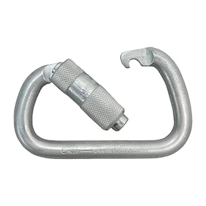 AFP Demon 6 FT Single Leg Self-Retracting Lifeline Web Lanyard Retractable, 1.97-inch Gate Opening Steel Locking Rebar Hook, Yoyo, Shock Absorber | Tower Fall Protection OSHA & ANSI Rated SRL - color: Single 1.97-inch Gate Steel Rebar