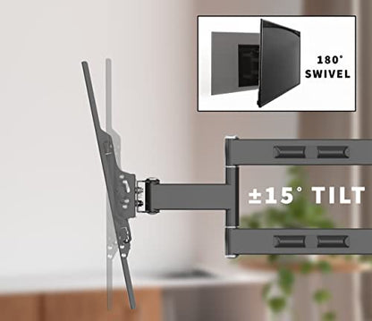 VIVO Black 50-75 in Recessed TV Wall Mount, MOUNT-REC01 - size: 50"-75" screens