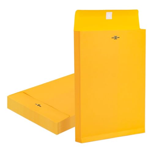 Goefun Manilla Envelopes 10x13, 180 GSM Heavyweight - color: Yellow-25 pack, size: 10x13