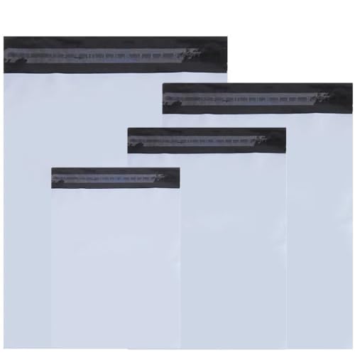 120 Pcs Poly Mailer Envelope 4 Sizes Shipping Bags Self Adhesive Clasp Envelope Self Adhesive Tear Proof Mailing Covers(8 x 12 In, 10 x 14 In, 13 x 18 In, 15 x 20 in)