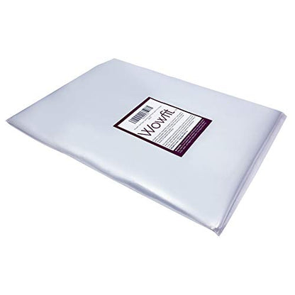 Wowfit 100 CT 9x14 1.1 Mil Clear Plastic Bags, Flat Open Poly for Bread - size: 9"x14"-100pcs