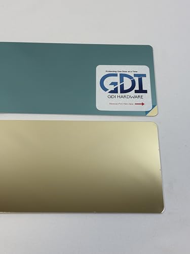Protection Plates/Push Plates (Polished Brass, 4 x 16) - color: Polished Brass, size: 4 x 16