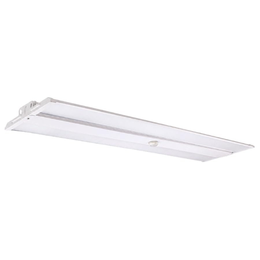 320W Linear LED High Bay Light with PIR Motion Sensor – 41300 Lumens, 5000K Daylight, 1000W Metal Halide Equivalent, UL Damp Rated, 120–277V, Suspended Mount, Warehouse & Industrial Lighting (1 Pack) - color: 1 Pack, size: 320W