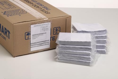 1000 Units, 4.5"x5.5" Clear Packing List Shipping Pouches – Heavy Duty Self-Sealing Adhesive Envelopes, Waterproof & Tear-Proof – Ideal for Labels, Invoices & Documents - size: 4.5"x5.5" | 1000 Units