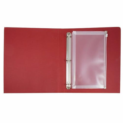 JAM PAPER Plastic 3 Hole Punch Binder Envelopes with Zip Closure - #10 Wallet Booklet - 6 x 9 1/2 - Clear - 3/Pack - color: Clear, size: 3 Hole Binder Pocket - 3 Pack