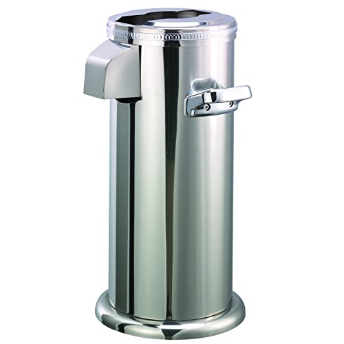 Service Ideas Airpot Coverup, 7X16, Stainless Steel, Adjustable, Polished
