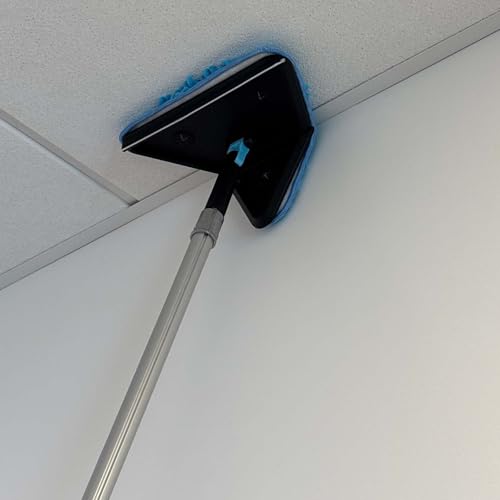 20ft Painted Wall Mop, 12ft Extension Pole, High Ceiling Cleaning Tool - size: 12ft