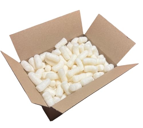 Packing Peanuts for Shipping, In a 11x7.5x5.5 inch box, Cushioning Fill Material for Shipping and Packaging