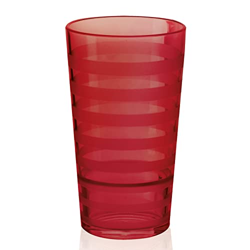 GET 20 oz Red Orbis Plastic Tumbler (Set of 12) - color: Red