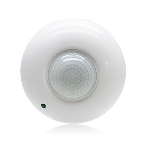 Sensky 360 Degree Ceiling Mount Occupancy Sensor, 110-240V PIR Motion Sensor Switch, High Sensitive Movement Detector Light Switch, Neutral Required(Max Detection Distance: 6 m)