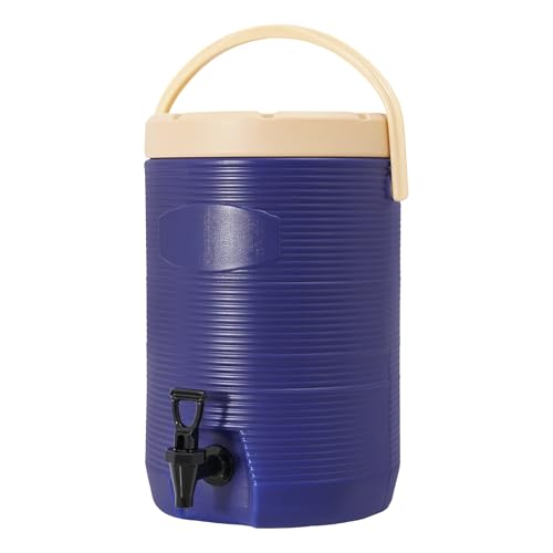 Insulated Hot Beverage Dispenser for Parties, 4.5 Gallon Ice and Hot Drink Dispenser with Spout, Portable Water Dispenser for Coffee Chocolate Tea Milk Cocoa (Blue, 4.5 Gallon) - color: Blue, size: 4.5 Gallon