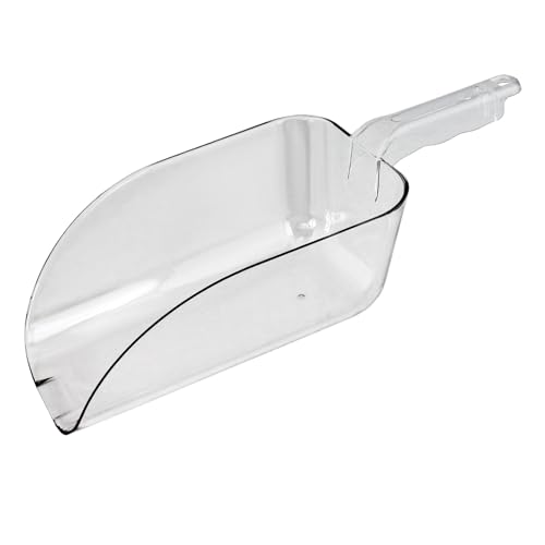 New Star Foodservice Polycarbonate Plastic Utility Ice Scoop, Clear, 64 oz - color: Clear, size: 64 oz.