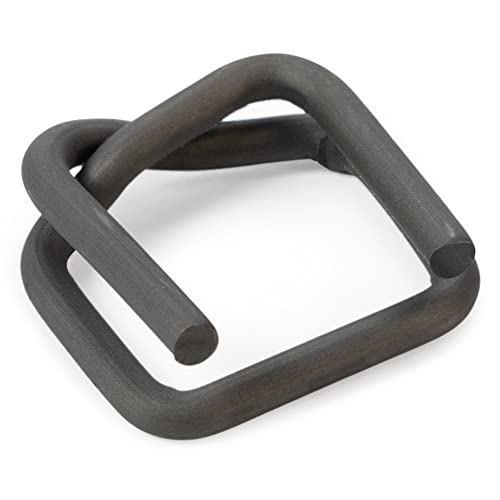 Cord Strapping Buckles 3/4", 100-Pack - for Woven Cord Strap, USA-Made